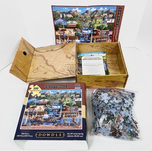 500 Piece Dowdle Puzzles Scottsdale Arizona - Picture 2 of 6